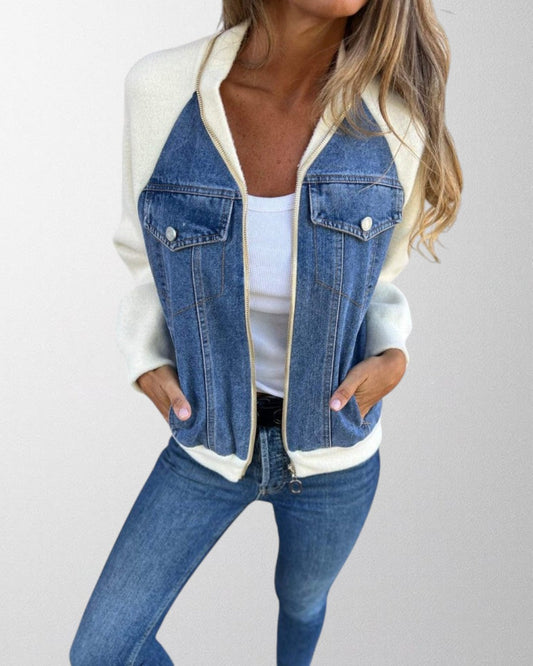 Avery | Unique denim jacket with a vintage twist