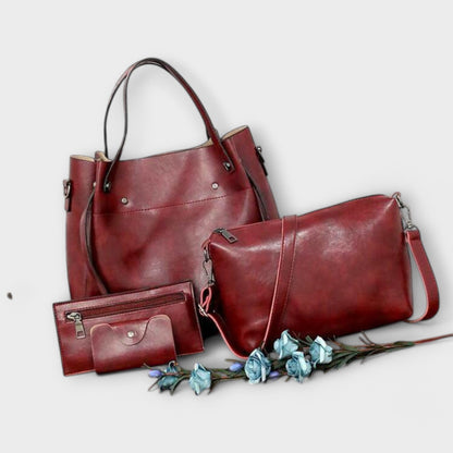 Olívia - 4-Piece Vintage Bag Set