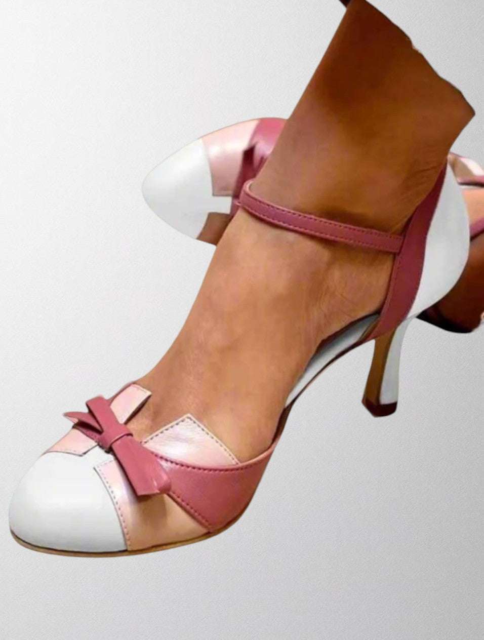 Olivia - Orthopaedic Heeled Sandals with Bow Detail