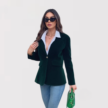 MARLENA | Luxurious Velvet Jacket