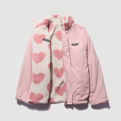Abigail | Double-sided Heart Jacket