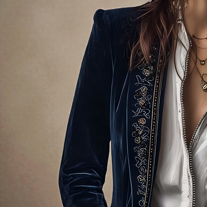 Nuria | Elegant velvet jacket