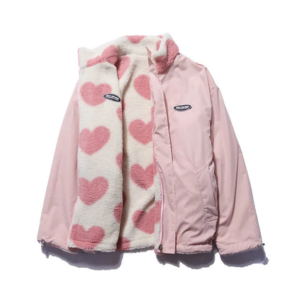 Abigail | Double-sided Heart Jacket