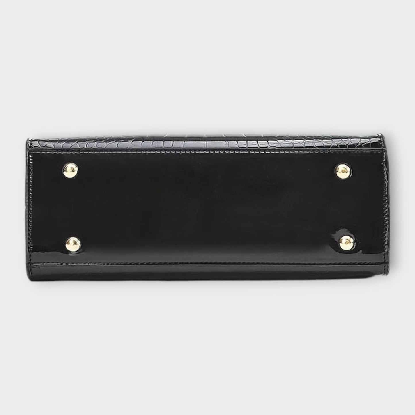 Olívia -  Shiny Crocodile Skin Pattern Handbag